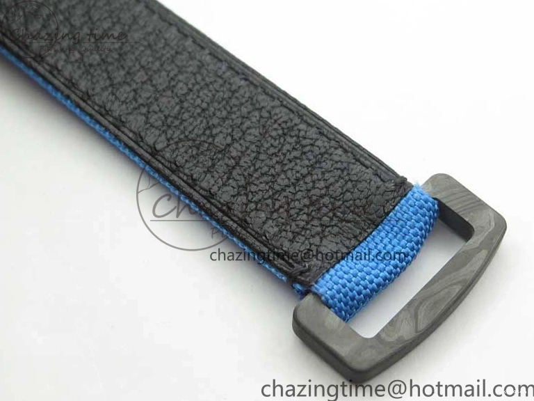 Edition Dial Daytona DIW Strap Blue Carbon A4130 Light Blue OMF Best Light Nylon on 1123